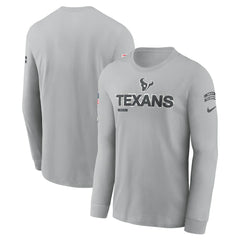 2024 Salute To Service Long Sleeve T-Shirt - Houston Texans