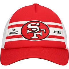 Youth Stripe Trucker Adjustable Hat - San Francisco 49ers