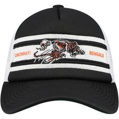 Youth Stripe Trucker Adjustable Hat - Cincinnati Bengals