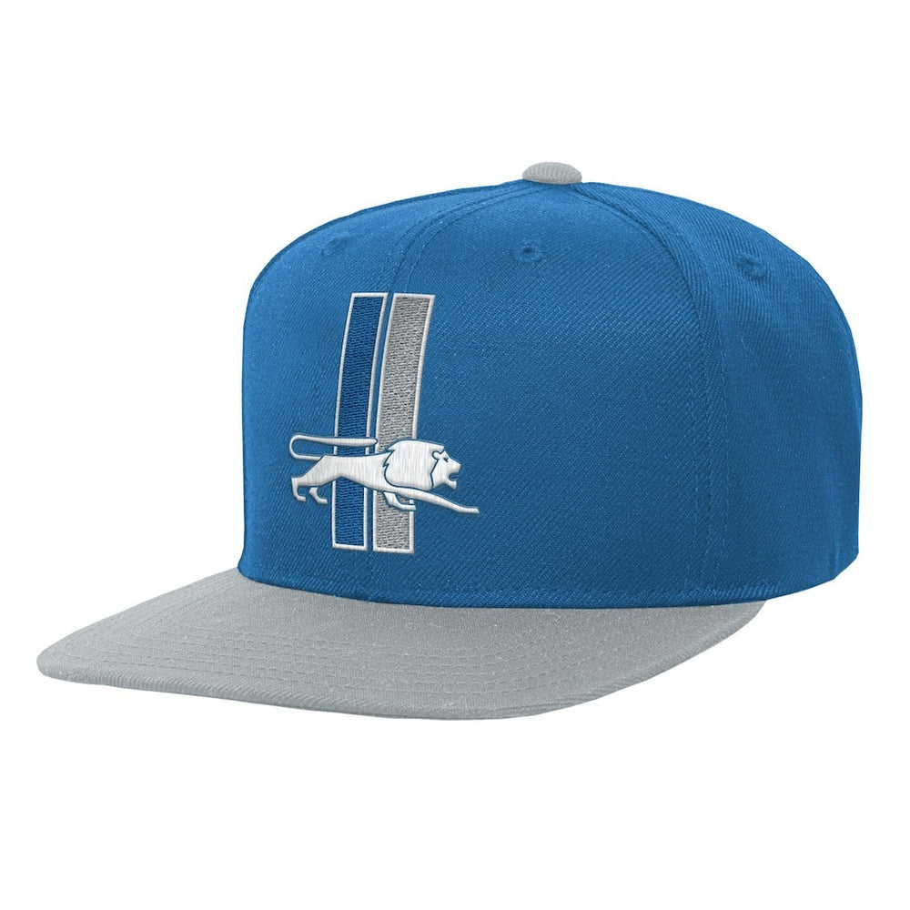 Youth Team Two-Tone Snapback Hat - Detroit Lions
