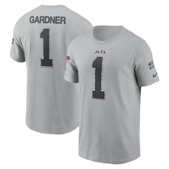 Ahmad Sauce Gardner 2024 Salute To Service Name & Number T-Shirt - New York Jets