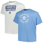NHL This item will ship within 4 business days. Toronto Maple Leafs Fanatics Big & Tall 2-Pack T-Shirt Set