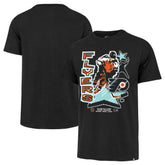 NHL Black Philadelphia Flyers '47 Lamp Lighter Franklin T-Shirt