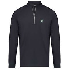 NHL Black Dallas Stars Levelwear Theory Insignia Core Quarter-Zip Pullover Top
