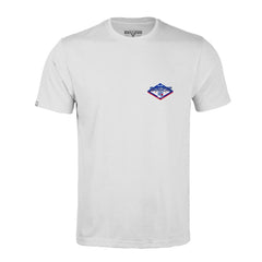 NHL White New York Rangers Levelwear Richmond Club Patch 2.0 T-Shirt