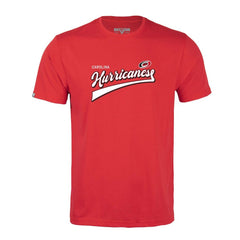 NHL Red Carolina Hurricanes Levelwear Richmond Retro Script T-Shirt