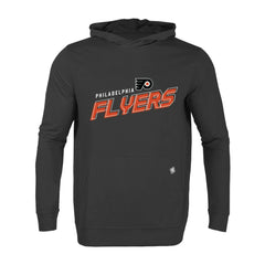 NHL Black Philadelphia Flyers Levelwear Relay Premier 2.0 Pullover Hoodie