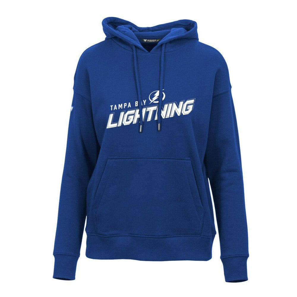 NHL Blue Tampa Bay Lightning Levelwear Women's Adorn Premier 2.0 Fleece Pullover Hoodie