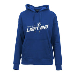 NHL Blue Tampa Bay Lightning Levelwear Women's Adorn Premier 2.0 Fleece Pullover Hoodie