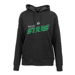 NHL Black Dallas Stars Levelwear Women's Adorn Premier 2.0 Fleece Pullover Hoodie