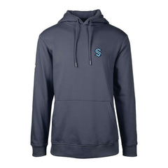 NHL Deep Sea Blue Seattle Kraken Levelwear Podium Insignia Core Pullover Hoodie