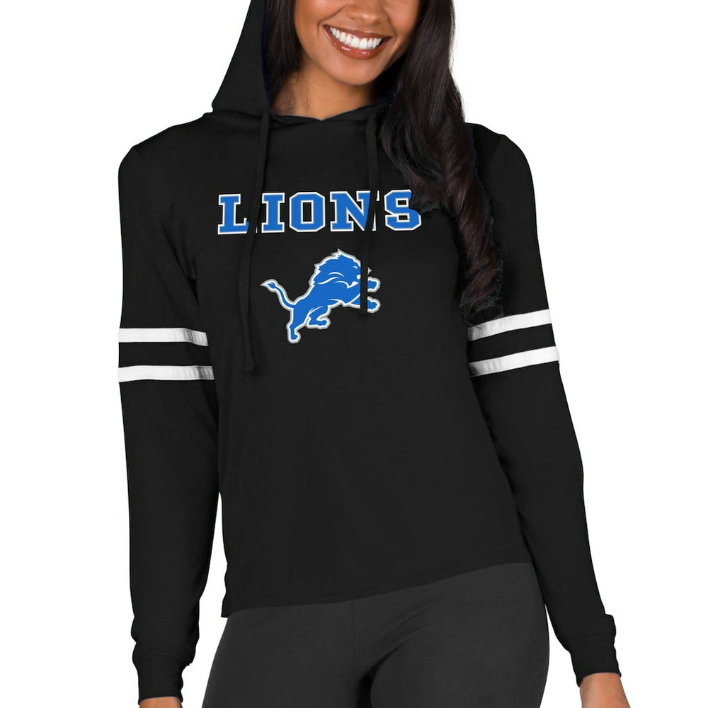 Concepts Sport Women's Marathon Lightweight Lounge Pullover Hoodie - Detroit Lions