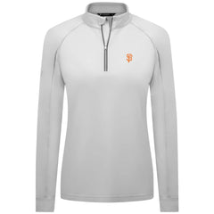 MLB San Francisco Giants Levelwear Women's Kinetic Insignia Quarter-Zip Pullover
