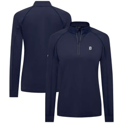 MLB Detroit Tigers Levelwear Women's Kinetic Insignia Quarter-Zip Pullover