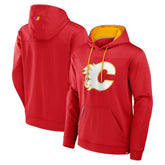 NHL Red Calgary Flames Fanatics Defender Pullover Hoodie