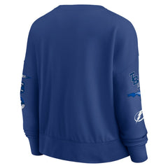 NHL Blue Tampa Bay Lightning Fanatics Women's Go Team Pullover Sweatshirt