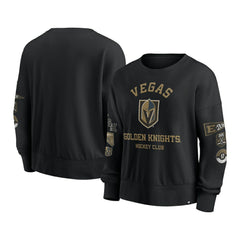 NHL Black Vegas Golden Knights Fanatics Women's Go Team Pullover Sweatshirt