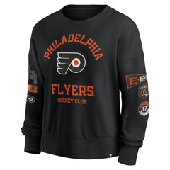 NHL Black Philadelphia Flyers Fanatics Women's Go Team Pullover Sweatshirt