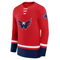 NHL Red Washington Capitals Fanatics High Point Long Sleeve T-Shirt