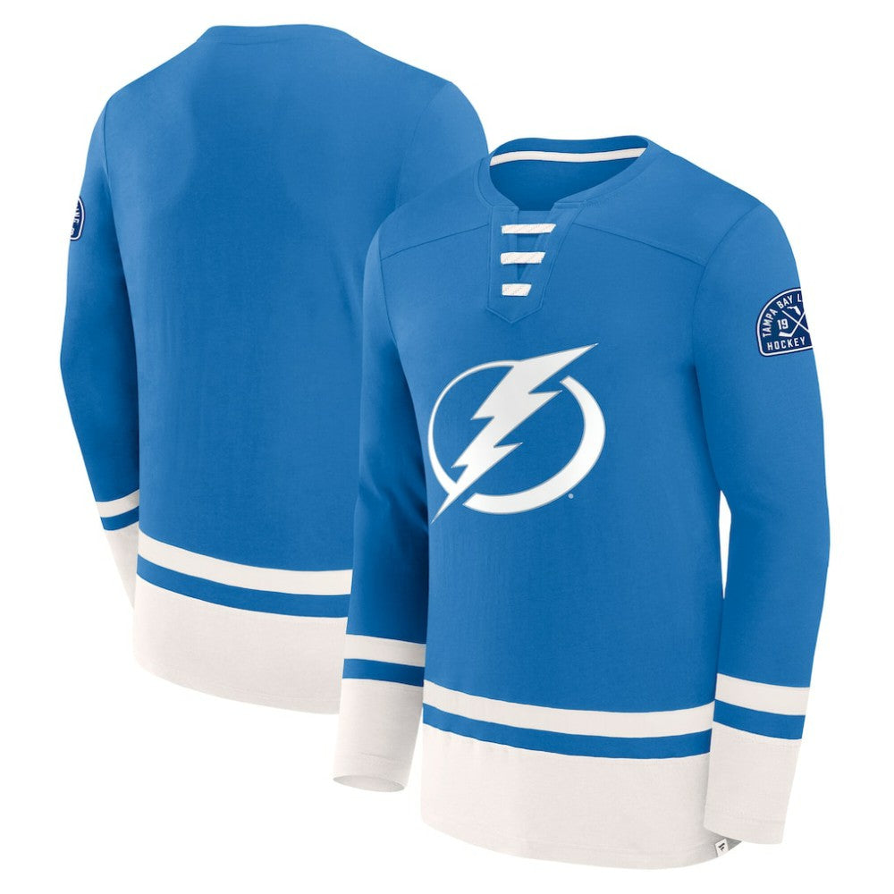 NHL Blue Tampa Bay Lightning Fanatics High Point Long Sleeve T-Shirt