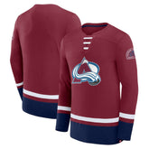 NHL Burgundy Colorado Avalanche Fanatics High Point Long Sleeve T-Shirt