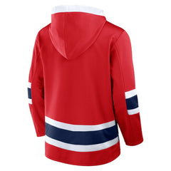 NHL Red Washington Capitals Fanatics Inside Line Fleece Pullover Hoodie- Red