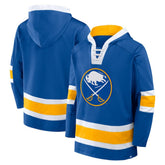 NHL Royal Buffalo Sabres Fanatics Inside Line Fleece Pullover Hoodie- Royal