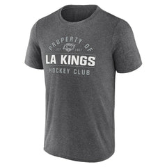 NHL Heather Charcoal Los Angeles Kings Fanatics Property Of T-Shirt