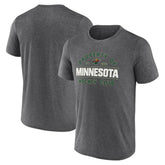 NHL Heather Charcoal Minnesota Wild Fanatics Property Of T-Shirt