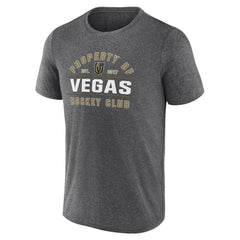 NHL Heather Charcoal Vegas Golden Knights Fanatics Property Of T-Shirt