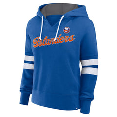 NHL Royal New York Islanders Fanatics Women's Oversized Seize Pullover Hoodie