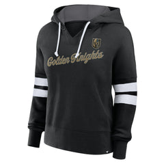 NHL Black Vegas Golden Knights Fanatics Women's Oversized Seize Pullover Hoodie