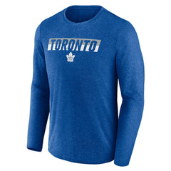 NHL Heather Blue Toronto Maple Leafs Fanatics Transition Long Sleeve T-Shirt