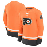 NHL Orange Philadelphia Flyers Fanatics Vintage High Point Long Sleeve T-Shirt