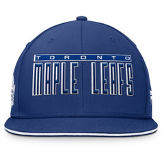 NHL Blue Toronto Maple Leafs Fanatics Fundamental Gino Stack Snapback Hat