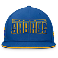 NHL Royal Buffalo Sabres Fanatics Fundamental Gino Stack Snapback Hat