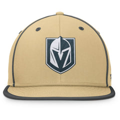 NHL Gold Vegas Golden Knights Fanatics Heritage Ice Time Fitted Hat