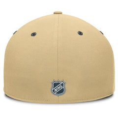 NHL Gold Vegas Golden Knights Fanatics Heritage Ice Time Fitted Hat