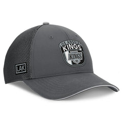NHL Gray Los Angeles Kings Fanatics Authentic Pro Home Ice Trucker Adjustable Hat
