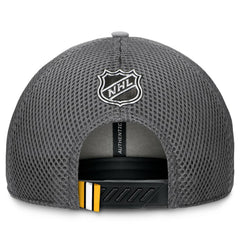 NHL Gray Boston Bruins Fanatics Authentic Pro Home Ice Trucker Adjustable Hat