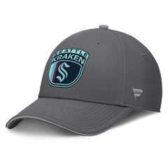 NHL Gray Seattle Kraken Fanatics Home Ice Flex Hat