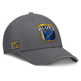 NHL Gray St. Louis Blues Fanatics Home Ice Flex Hat