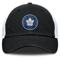 NHL Black/Gray Toronto Maple Leafs Fanatics Averie Trucker Adjustable Hat