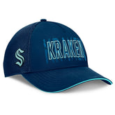 NHL Deep Sea Blue Seattle Kraken Fanatics Fundamental Flex Hat