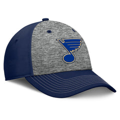 NHL Gray/Navy St. Louis Blues Fanatics Fundamental Top Shelf 2-Tone Flex Hat