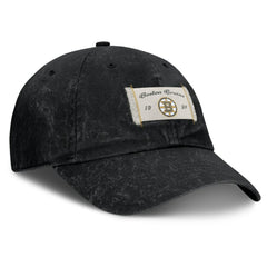 NHL Black Boston Bruins Fanatics Women's Heritage Away Game Adjustable Hat
