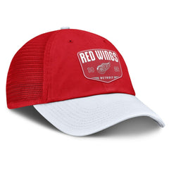 NHL Red Detroit Red Wings Fanatics Fundamental One-Time Trucker Adjustable Hat