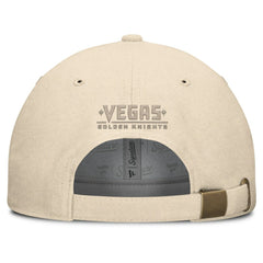 NHL Tan Vegas Golden Knights Fanatics Front Office Canvas Adjustable Hat