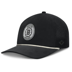 NHL Black Boston Bruins Fanatics Front Office Performance A-Frame Adjustable Hat