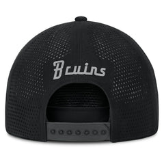 NHL Black Boston Bruins Fanatics Front Office Performance A-Frame Adjustable Hat